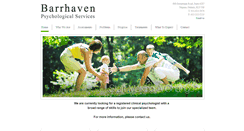 Desktop Screenshot of barrhavenpsychservices.net