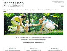 Tablet Screenshot of barrhavenpsychservices.net